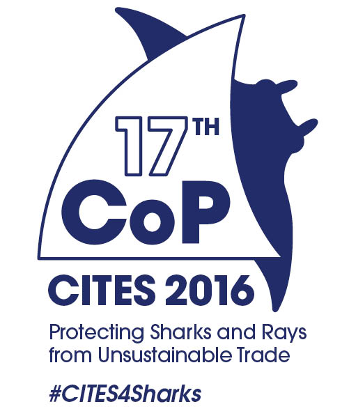 Image of CITES CoP17 Shark and Ray Coalition Logo - 2016