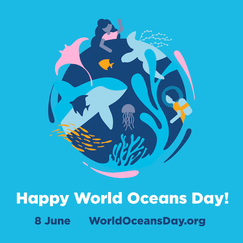 image of World Oceans Day Banner