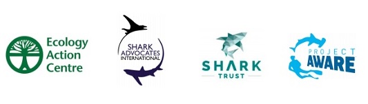 Image of NAFO 2016 Project AWARE shark conservation partners logos