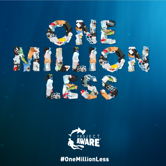 image of one million less project aware graphic