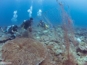 Dive Against Debris Net Removal